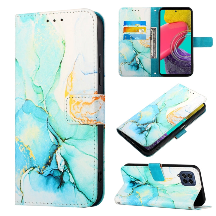 PT003 Marble Pattern Flip Leather Phone Case, For Sony Xperia 10 IV, For Sony Xperia ACE III, For Xiaomi Redmi 10A, For Samsung Galaxy M33 5G, For Samsung Galaxy M53 5G