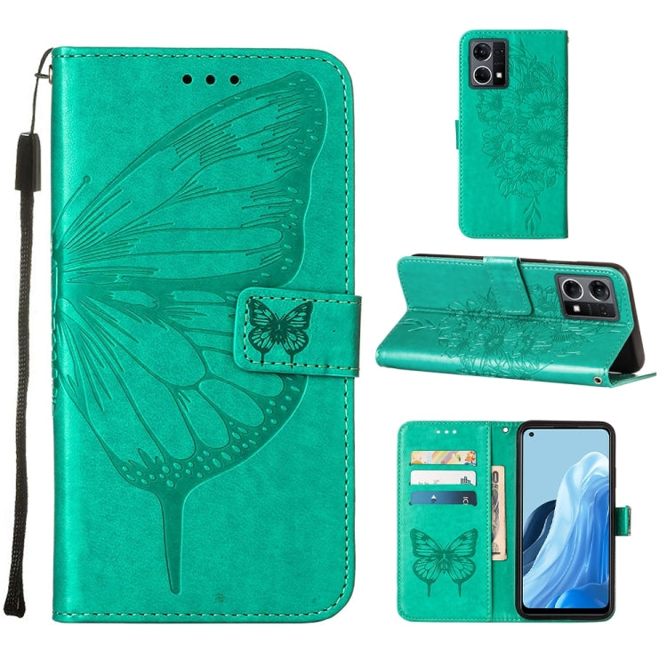 Embossed Butterfly Leather Phone Case, For OPPO A57 5G 2022, For OPPO Realme C31 4G, For OPPO Reno7 4G/F21 Pro, For Sony Xperia 1 IV