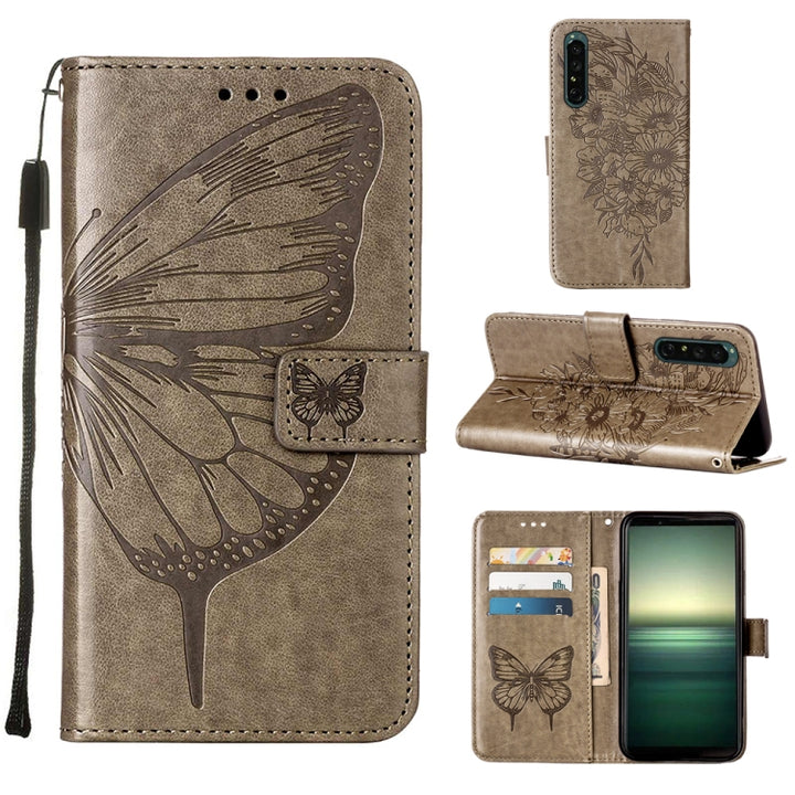 Embossed Butterfly Leather Phone Case, For OPPO A57 5G 2022, For OPPO Realme C31 4G, For OPPO Reno7 4G/F21 Pro, For Sony Xperia 1 IV