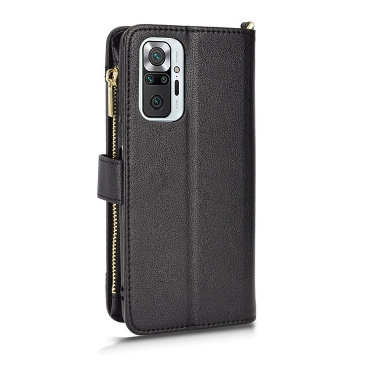 Litchi Texture Zipper Leather Phone Case, For Xiaomi Redmi Note 10 Pro / 10 Pro Max 4G, For Xiaomi Redmi Note 10 4G / Note 10S, For Nokia XR20, For Sony Xperia 5 III, For Sony Xperia 10 III, For OnePlus 10 Pro 5G