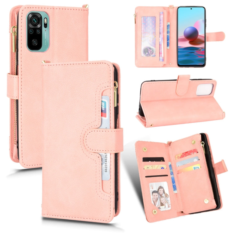 Litchi Texture Zipper Leather Phone Case, For Xiaomi Redmi Note 10 Pro / 10 Pro Max 4G, For Xiaomi Redmi Note 10 4G / Note 10S, For Nokia XR20, For Sony Xperia 5 III, For Sony Xperia 10 III, For OnePlus 10 Pro 5G