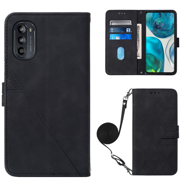 Crossbody 3D Embossed Flip Leather Phone Case, For OPPO A57 5G 2022, For OPPO Realme C31 4G, For Motorola Moto G52, For OPPO Reno7 4G/F21 Pro, For Xiaomi Poco M4 Pro 4G