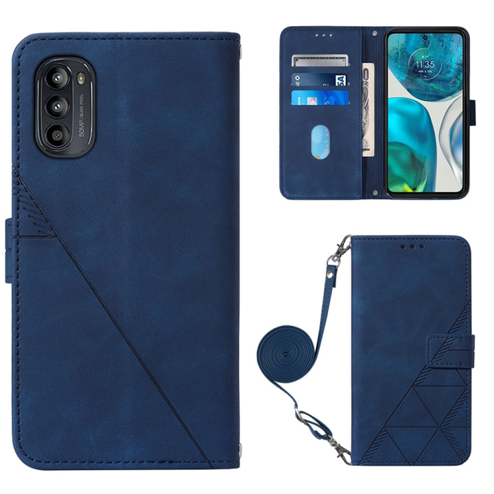 Crossbody 3D Embossed Flip Leather Phone Case, For OPPO A57 5G 2022, For OPPO Realme C31 4G, For Motorola Moto G52, For OPPO Reno7 4G/F21 Pro, For Xiaomi Poco M4 Pro 4G