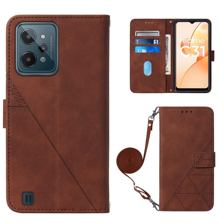 Crossbody 3D Embossed Flip Leather Phone Case, For OPPO A57 5G 2022, For OPPO Realme C31 4G, For Motorola Moto G52, For OPPO Reno7 4G/F21 Pro, For Xiaomi Poco M4 Pro 4G