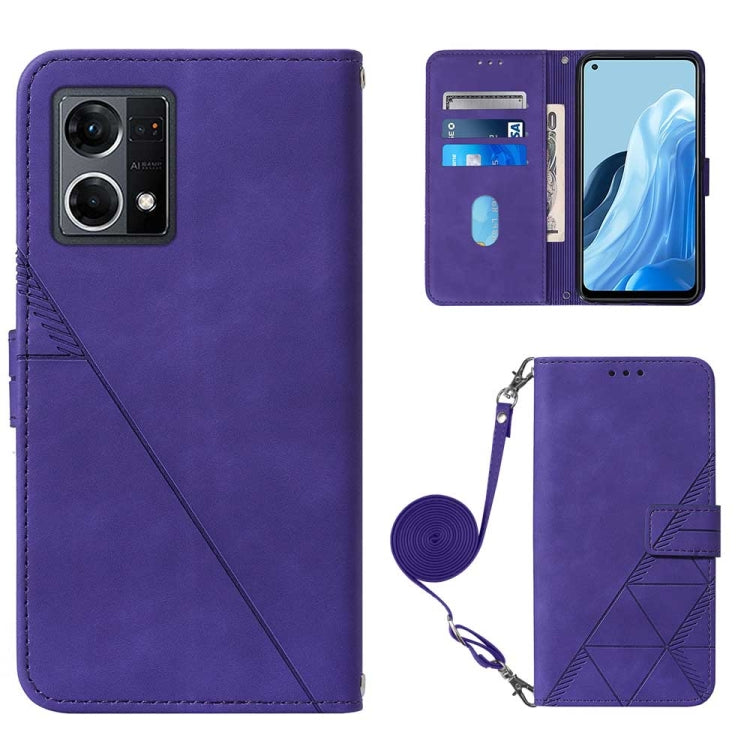 Crossbody 3D Embossed Flip Leather Phone Case, For OPPO A57 5G 2022, For OPPO Realme C31 4G, For Motorola Moto G52, For OPPO Reno7 4G/F21 Pro, For Xiaomi Poco M4 Pro 4G