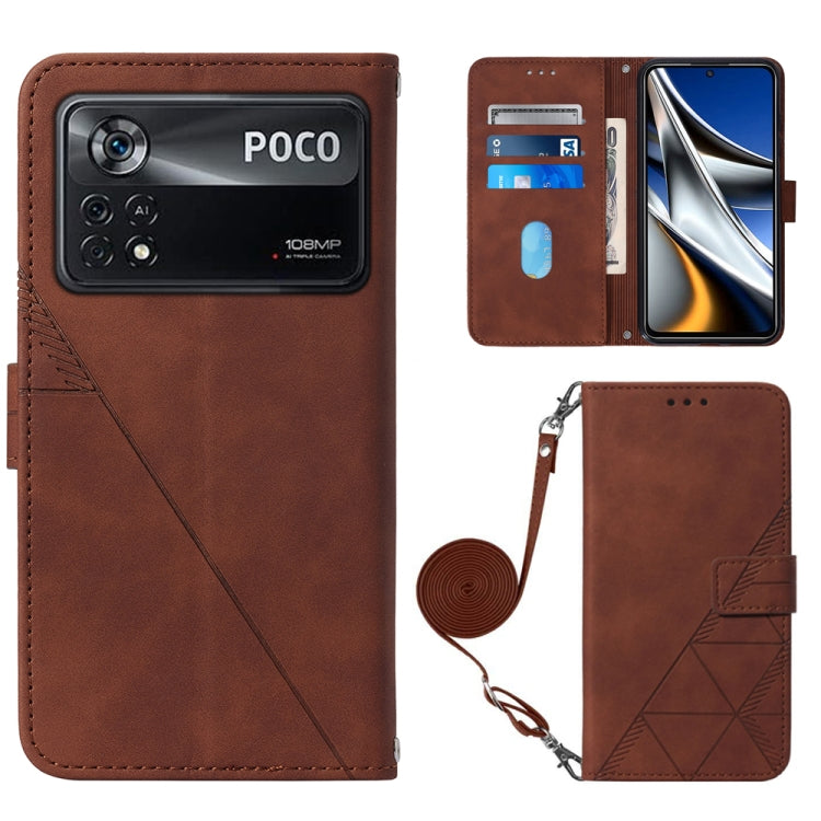 Crossbody 3D Embossed Flip Leather Phone Case, For Xiaomi Poco X4 Pro 5G, For Sony Xperia 1 IV, For Sony Xperia 10 IV, For Sony Xperia ACE III, For Xiaomi Redmi 10A