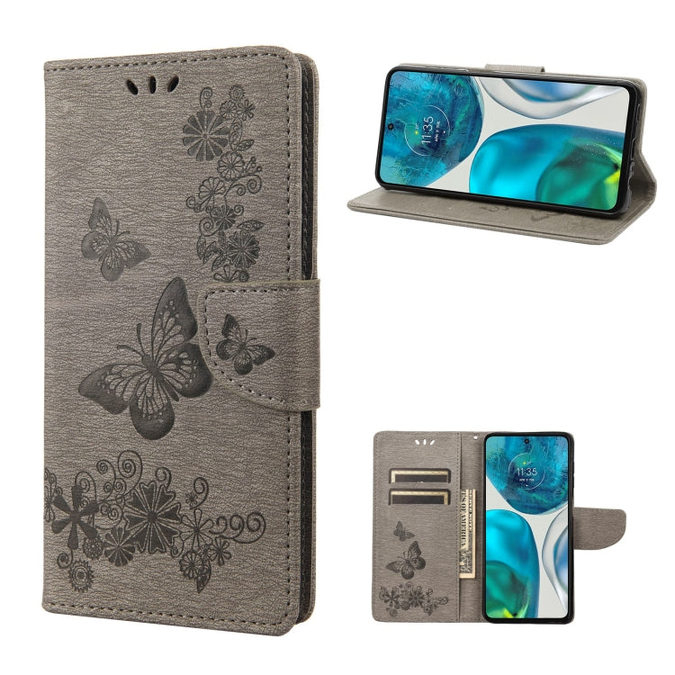 Butterfly Embossed Horizontal Flip Leather Phone Case, For Motorola Moto G52, For Sony Xperia 10 IV, For Samsung Galaxy M53 5G