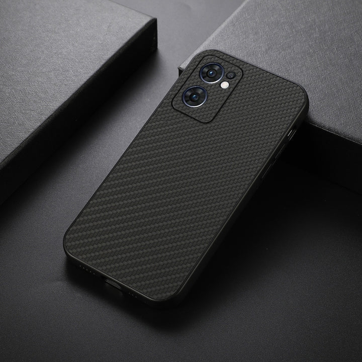 Accurate Hole Carbon Fiber Texture Shockproof Case, For OPPO Reno7 5G International, For Sony Xperia 1 IV