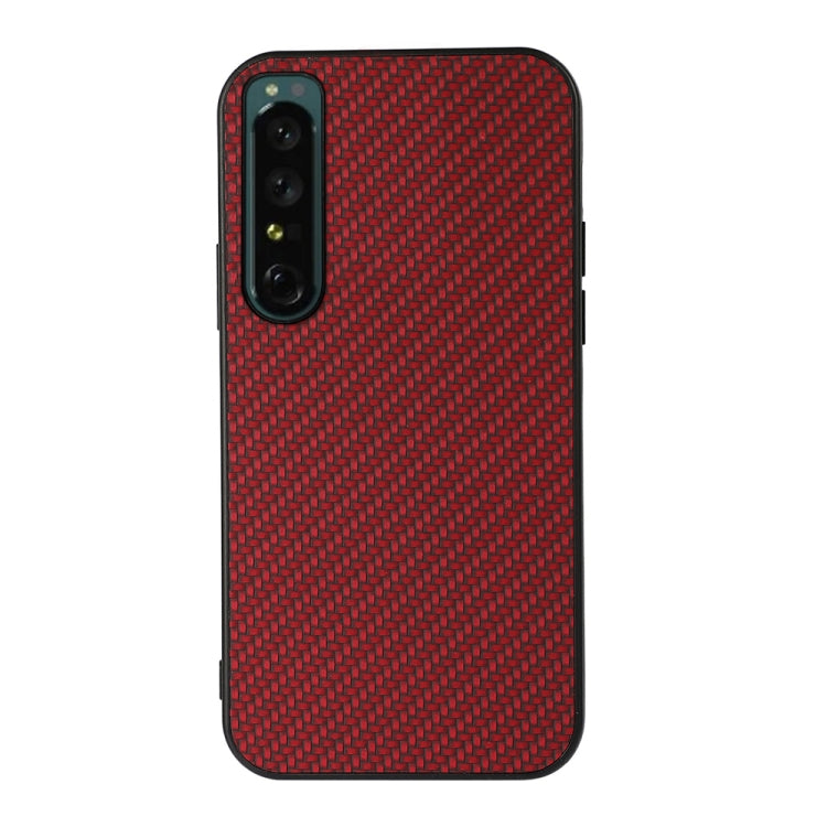 Accurate Hole Carbon Fiber Texture Shockproof Case, For OPPO Reno7 5G International, For Sony Xperia 1 IV