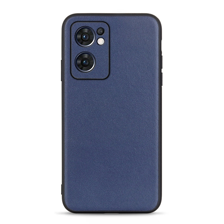 Accurate Hole Lambskin Texture Genuine Leather Phone Case, For OPPO Reno7 5G International, For Sony Xperia 1 IV