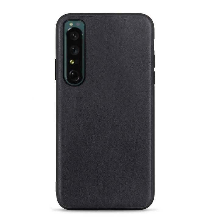 Accurate Hole Lambskin Texture Genuine Leather Phone Case, For OPPO Reno7 5G International, For Sony Xperia 1 IV