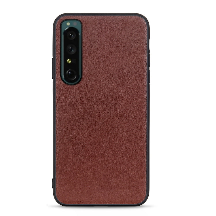 Accurate Hole Lambskin Texture Genuine Leather Phone Case, For OPPO Reno7 5G International, For Sony Xperia 1 IV