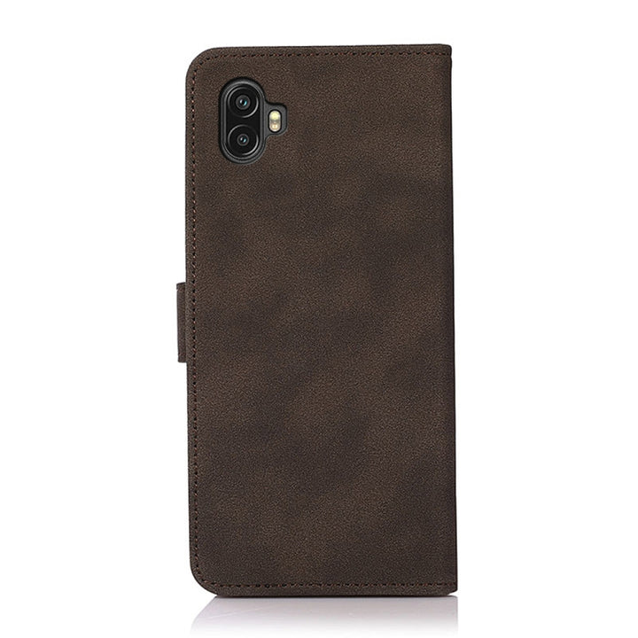 KHAZNEH Matte Texture Leather Phone Case, For Samsung Galaxy Xcover6 Pro