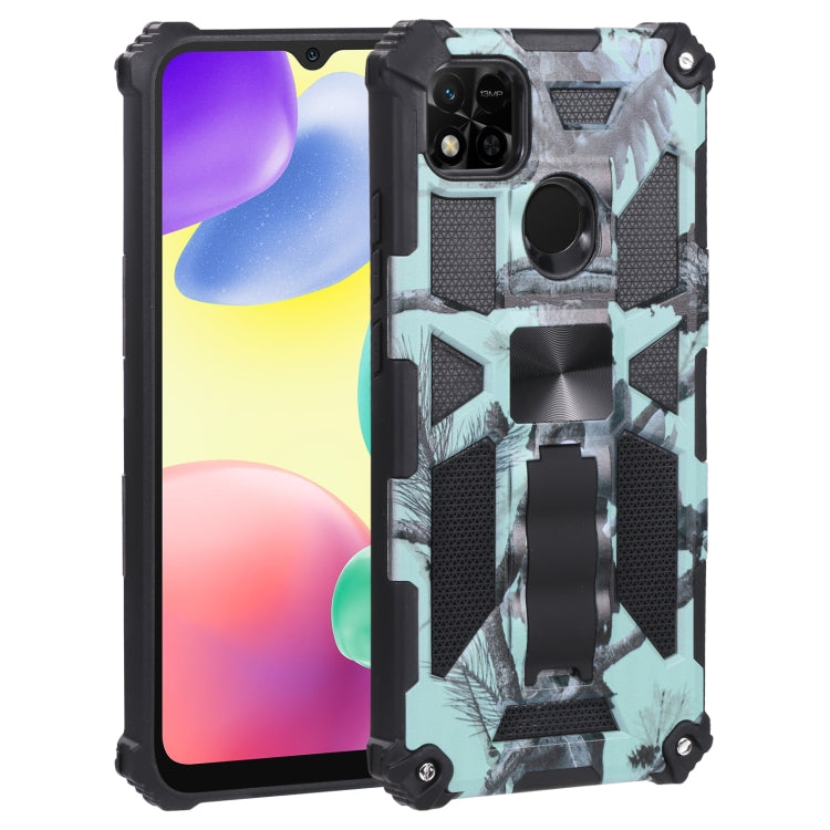 Camouflage Armor TPU + PC Magnetic Holder Phone Case, For Google Pixel 6a, For Xiaomi Redmi 10A