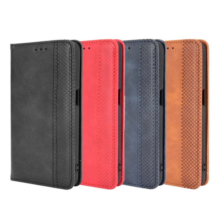 Magnetic Buckle Retro Texture Leather Phone Case, For Oukitel WP18, For Sony Xperia 1 IV, For Sony Xperia 10 IV, For Sharp Aquos R7, For OnePlus Ace 5G / 10R