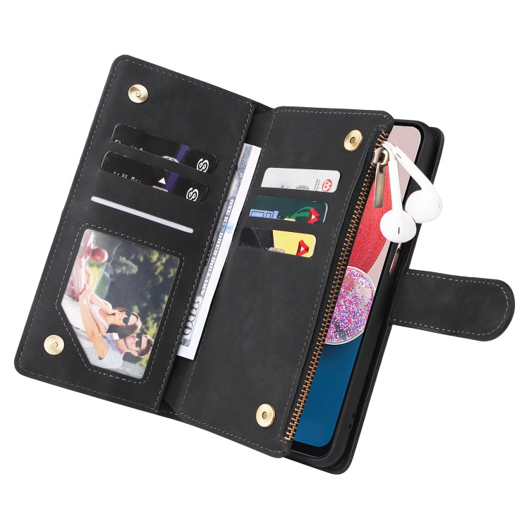 Multifunctional Frosted Zipper Wallet Leather Phone Case, For Samsung Galaxy A13 4G, For Samsung Galaxy A23, For OnePlus 9 Pro, For OnePlus 9, For Google Pixel 6 Pro, For Google Pixel 6a