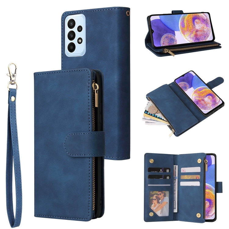 Multifunctional Frosted Zipper Wallet Leather Phone Case, For Samsung Galaxy A13 4G, For Samsung Galaxy A23, For OnePlus 9 Pro, For OnePlus 9, For Google Pixel 6 Pro, For Google Pixel 6a