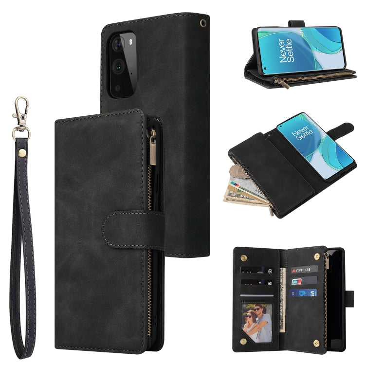 Multifunctional Frosted Zipper Wallet Leather Phone Case, For Samsung Galaxy A13 4G, For Samsung Galaxy A23, For OnePlus 9 Pro, For OnePlus 9, For Google Pixel 6 Pro, For Google Pixel 6a