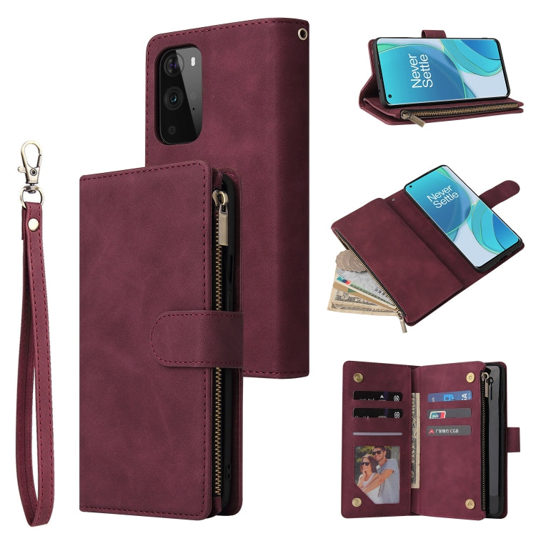 Multifunctional Frosted Zipper Wallet Leather Phone Case, For Samsung Galaxy A13 4G, For Samsung Galaxy A23, For OnePlus 9 Pro, For OnePlus 9, For Google Pixel 6 Pro, For Google Pixel 6a