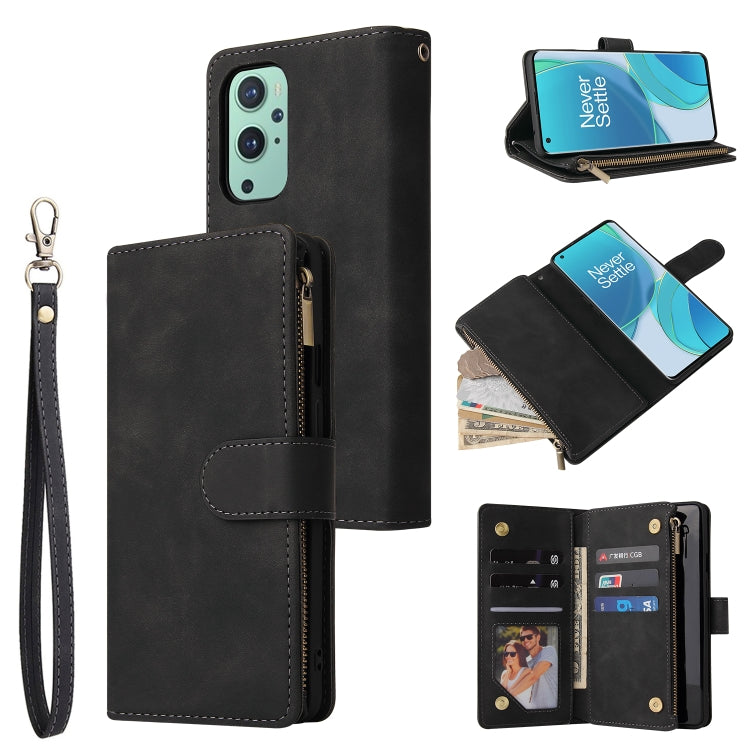 Multifunctional Frosted Zipper Wallet Leather Phone Case, For Samsung Galaxy A13 4G, For Samsung Galaxy A23, For OnePlus 9 Pro, For OnePlus 9, For Google Pixel 6 Pro, For Google Pixel 6a