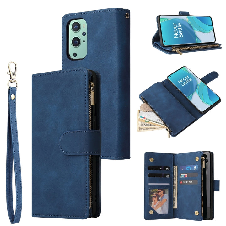 Multifunctional Frosted Zipper Wallet Leather Phone Case, For Samsung Galaxy A13 4G, For Samsung Galaxy A23, For OnePlus 9 Pro, For OnePlus 9, For Google Pixel 6 Pro, For Google Pixel 6a