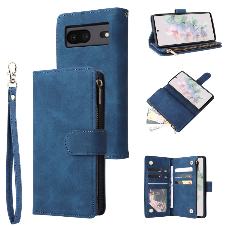 Multifunctional Frosted Zipper Wallet Leather Phone Case, For Google Pixel 7 5G, For Google Pixel 7 Pro 5G, For Xiaomi Redmi Note 11 Pro International, For Xiaomi Redmi Note 11S