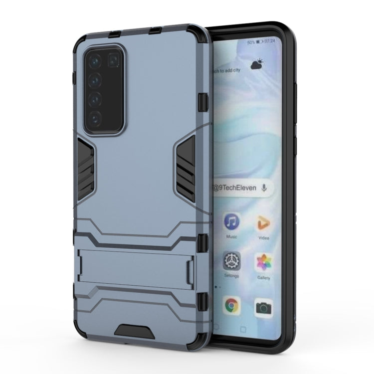 PC + TPU Shockproof Protective Case with Holder, For Huawei P40, For Huawei P40 Pro, For OPPO A91, For OPPO Reno3