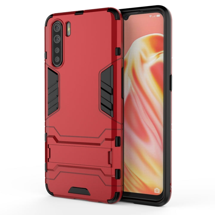 PC + TPU Shockproof Protective Case with Holder, For Huawei P40, For Huawei P40 Pro, For OPPO A91, For OPPO Reno3