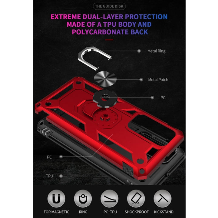 Shockproof TPU + PC Protective Case with 360 Degree Rotating Holder, For Huawei P40, For Xiaomi Mi 10 Pro