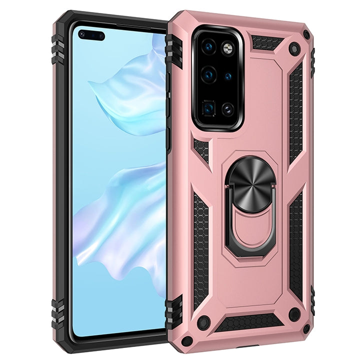 Shockproof TPU + PC Protective Case with 360 Degree Rotating Holder, For Huawei P40, For Xiaomi Mi 10 Pro