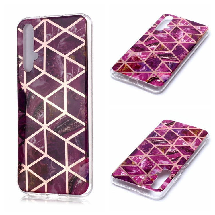 Plating Marble Pattern Soft TPU Protective Case, For Huawei Mate 30, For Huawei Mate 30 Pro, For Huawei Mate 30 Lite / nova 5i Pro, For Huawei nova 5T, For Huawei P30