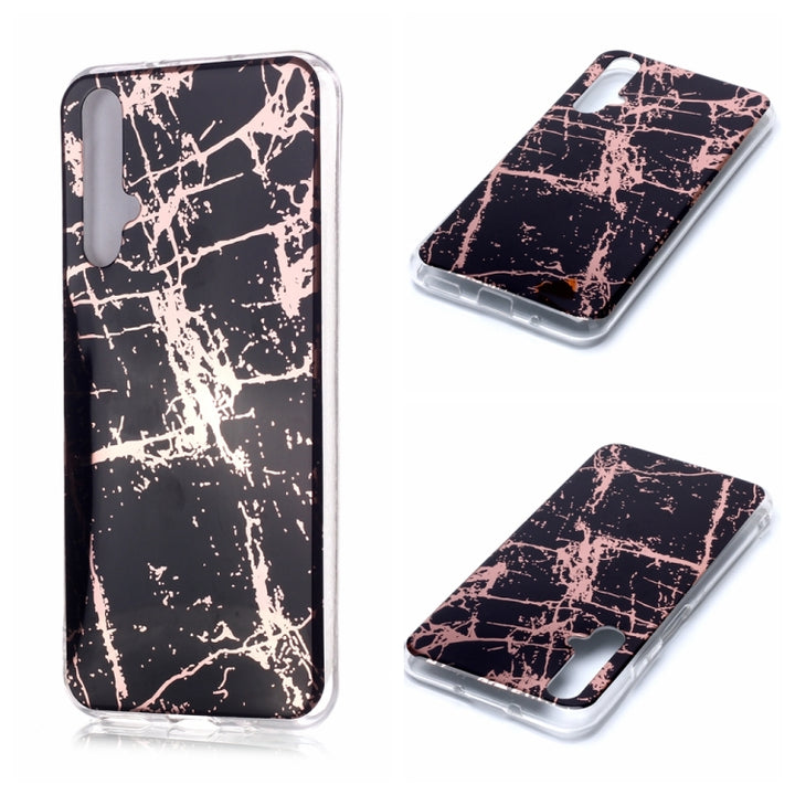 Plating Marble Pattern Soft TPU Protective Case, For Huawei Mate 30, For Huawei Mate 30 Pro, For Huawei Mate 30 Lite / nova 5i Pro, For Huawei nova 5T, For Huawei P30