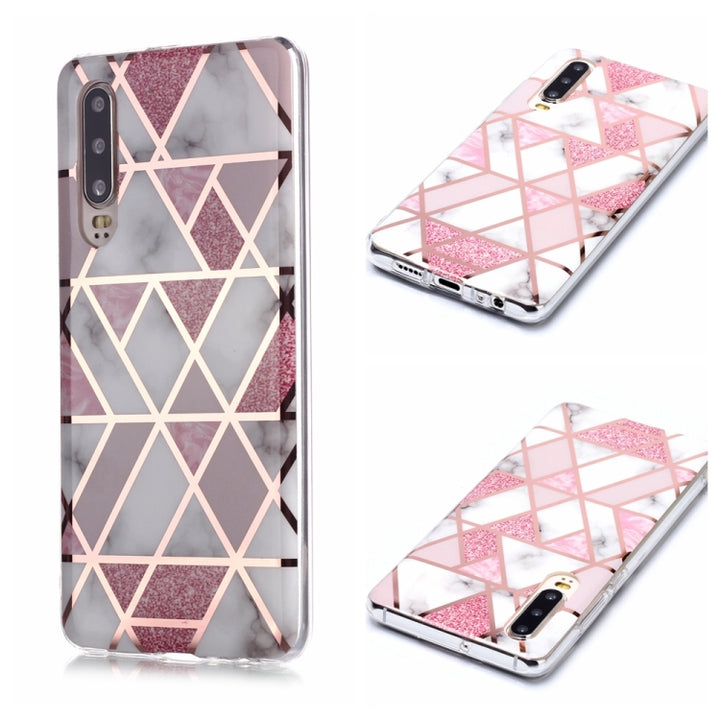 Plating Marble Pattern Soft TPU Protective Case, For Huawei Mate 30, For Huawei Mate 30 Pro, For Huawei Mate 30 Lite / nova 5i Pro, For Huawei nova 5T, For Huawei P30