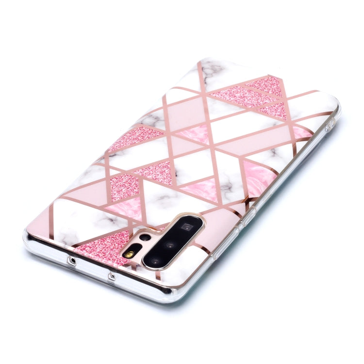 Plating Marble Pattern Soft TPU Protective Case, For Huawei P30 Pro, For Huawei P30 lite, For Huawei Y5 (2019), For Huawei Y6 (2019), For Huawei Y7 (2019)