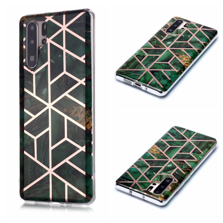 Plating Marble Pattern Soft TPU Protective Case, For Huawei P30 Pro, For Huawei P30 lite, For Huawei Y5 (2019), For Huawei Y6 (2019), For Huawei Y7 (2019)