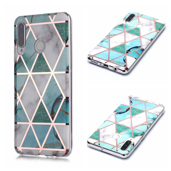 Plating Marble Pattern Soft TPU Protective Case, For Huawei P30 Pro, For Huawei P30 lite, For Huawei Y5 (2019), For Huawei Y6 (2019), For Huawei Y7 (2019)