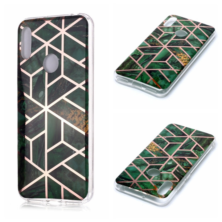 Plating Marble Pattern Soft TPU Protective Case, For Huawei P30 Pro, For Huawei P30 lite, For Huawei Y5 (2019), For Huawei Y6 (2019), For Huawei Y7 (2019)