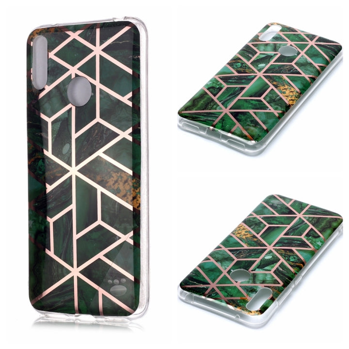 Plating Marble Pattern Soft TPU Protective Case, For Huawei P30 Pro, For Huawei P30 lite, For Huawei Y5 (2019), For Huawei Y6 (2019), For Huawei Y7 (2019)