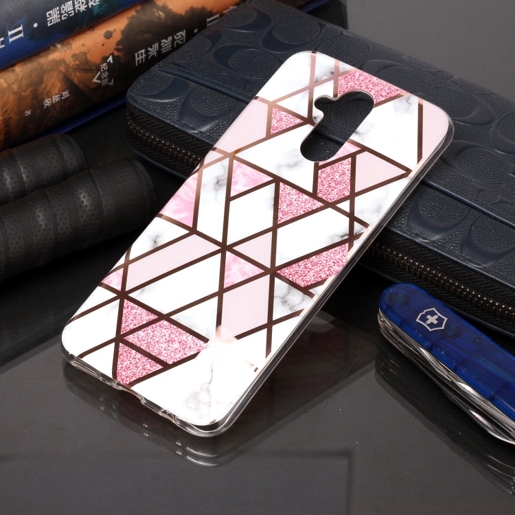 Plating Marble Pattern Soft TPU Protective Case, For Huawei Mate 20 lite, For Huawei Honor 10 Lite, For Huawei P20, For Huawei P20 Pro, For Huawei P20 lite /  nova 3e