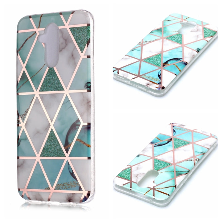 Plating Marble Pattern Soft TPU Protective Case, For Huawei Mate 20 lite, For Huawei Honor 10 Lite, For Huawei P20, For Huawei P20 Pro, For Huawei P20 lite /  nova 3e