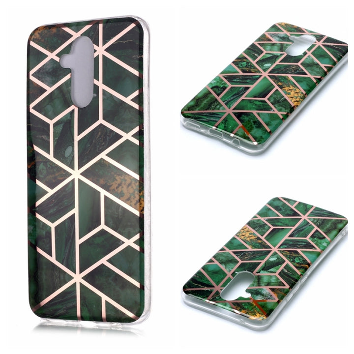 Plating Marble Pattern Soft TPU Protective Case, For Huawei Mate 20 lite, For Huawei Honor 10 Lite, For Huawei P20, For Huawei P20 Pro, For Huawei P20 lite /  nova 3e