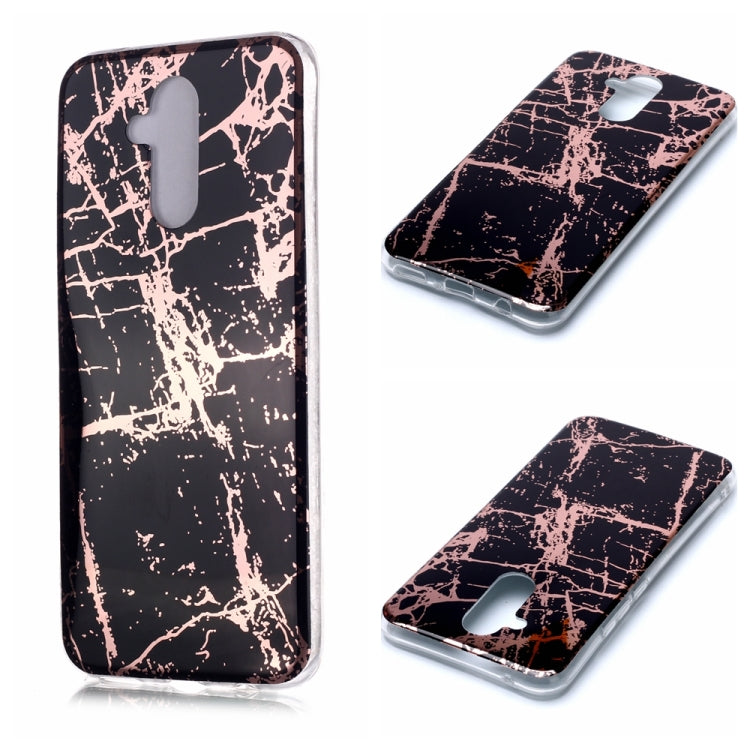 Plating Marble Pattern Soft TPU Protective Case, For Huawei Mate 20 lite, For Huawei Honor 10 Lite, For Huawei P20, For Huawei P20 Pro, For Huawei P20 lite /  nova 3e