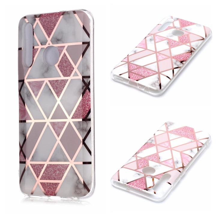 Plating Marble Pattern Soft TPU Protective Case, For Huawei Mate 20 lite, For Huawei Honor 10 Lite, For Huawei P20, For Huawei P20 Pro, For Huawei P20 lite /  nova 3e