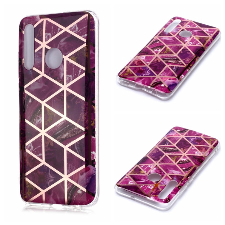 Plating Marble Pattern Soft TPU Protective Case, For Huawei Mate 20 lite, For Huawei Honor 10 Lite, For Huawei P20, For Huawei P20 Pro, For Huawei P20 lite /  nova 3e