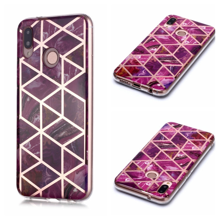 Plating Marble Pattern Soft TPU Protective Case, For Huawei Mate 20 lite, For Huawei Honor 10 Lite, For Huawei P20, For Huawei P20 Pro, For Huawei P20 lite /  nova 3e