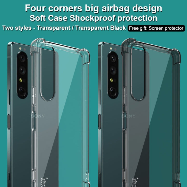 imak All-inclusive Shockproof Airbag TPU Case with Screen Protector, For Sony Xperia 1 IV, For Sony Xperia 10 IV, For OnePlus Ace 5G/10R 5G