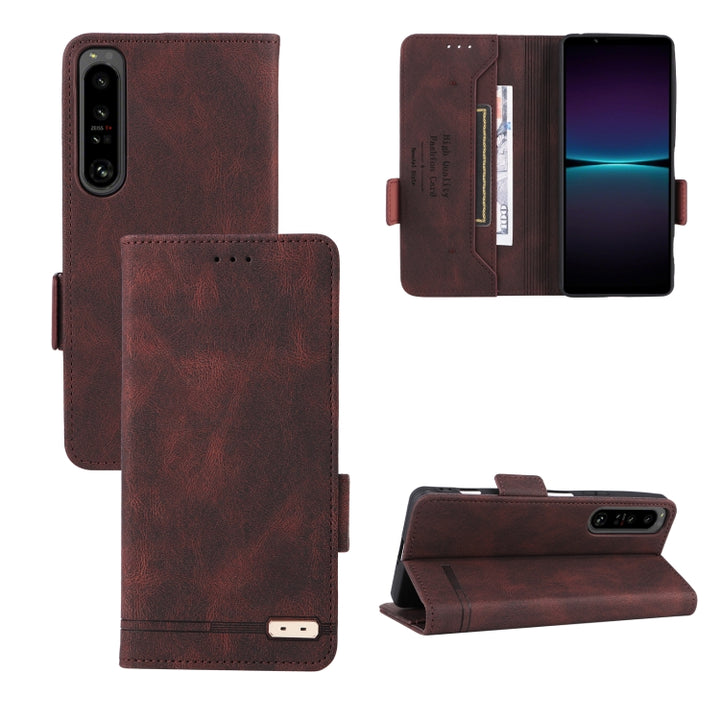 Magnetic Clasp Flip Leather Phone Case, For Sony Xperia 1 IV, For Sony Xperia 10 IV, For Sony Xperia Ace III, For Samsung Galaxy A22 5G, For Samsung Galaxy A53 5G, For Samsung Galaxy Z Fold2 5G