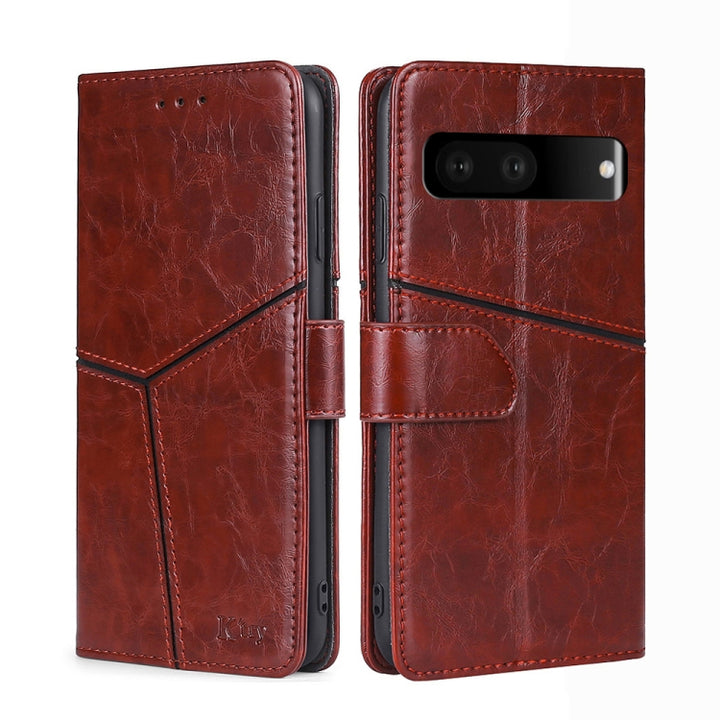 Geometric Stitching Horizontal Flip TPU + PU Leather Phone Case, For Google Pixel 7 5G, For Nokia G21/G11, For Samsung Galaxy A03 EU, For Samsung Galaxy A23 5G, For Samsung Galaxy M33 5G