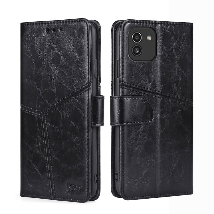 Geometric Stitching Horizontal Flip TPU + PU Leather Phone Case, For Google Pixel 7 5G, For Nokia G21/G11, For Samsung Galaxy A03 EU, For Samsung Galaxy A23 5G, For Samsung Galaxy M33 5G