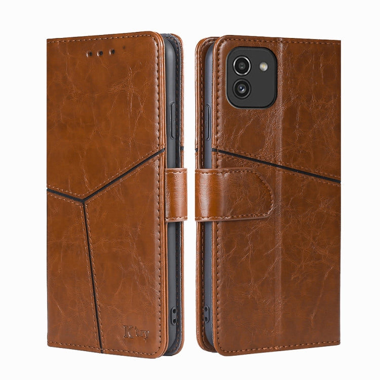 Geometric Stitching Horizontal Flip TPU + PU Leather Phone Case, For Google Pixel 7 5G, For Nokia G21/G11, For Samsung Galaxy A03 EU, For Samsung Galaxy A23 5G, For Samsung Galaxy M33 5G